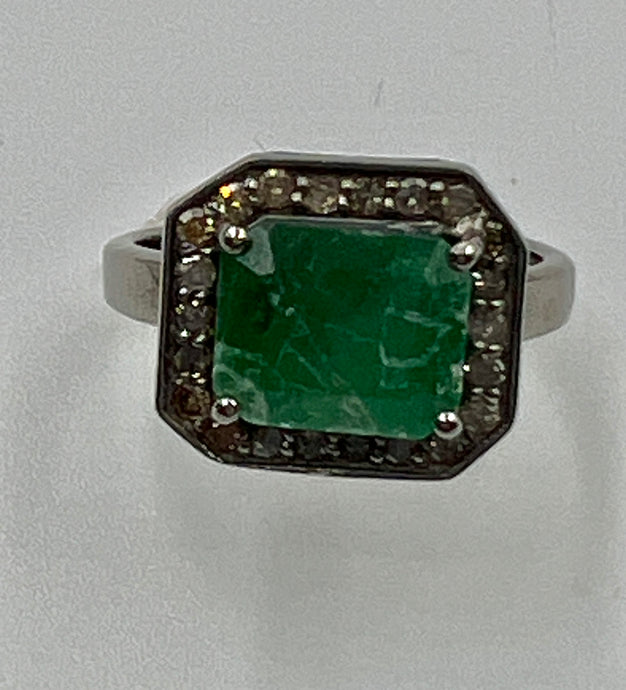 Anillo Esmeralda T 16