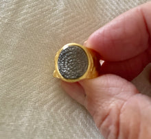 Anillo sello medalla Griega NEW